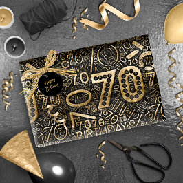 Födelsedag nummer Ord Cloud 77 ID270 Presentpapper