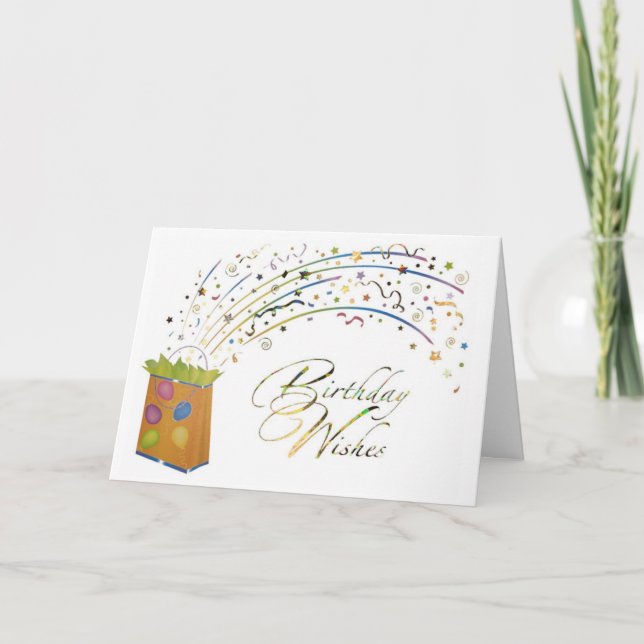 Födelsedag Nuvarande födelsedag Kort (Framsida)