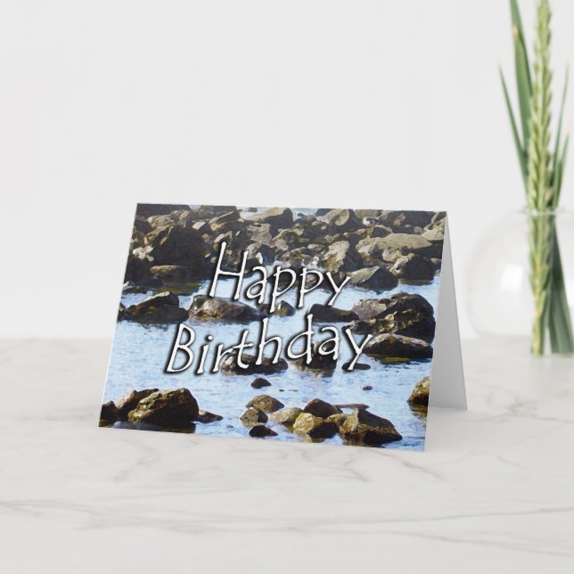 Födelsedag Oceanen Kort (Framsida)