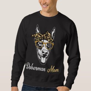 Födelsedag och Mors dag Gift-Doberman Mamma Lång Ärmad Tröja