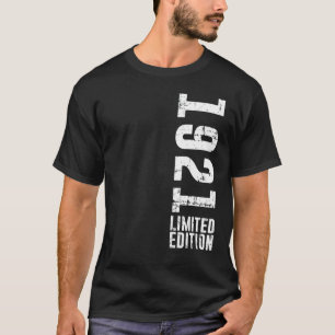 Födelsedag och Vintage 1921 T Shirt