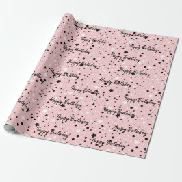 Födelsedag om  Rosa Presentpapper