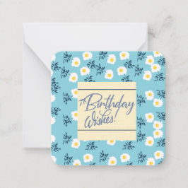 Födelsedag Önskemål - bara för ditt anteckningskor Anteckningskort