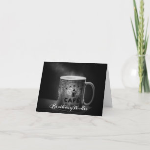 Födelsedag Önskemål för kaffe Älskare Kort