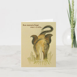 Födelsedag - Önskemål i sällskap med födelsedagsko Kort