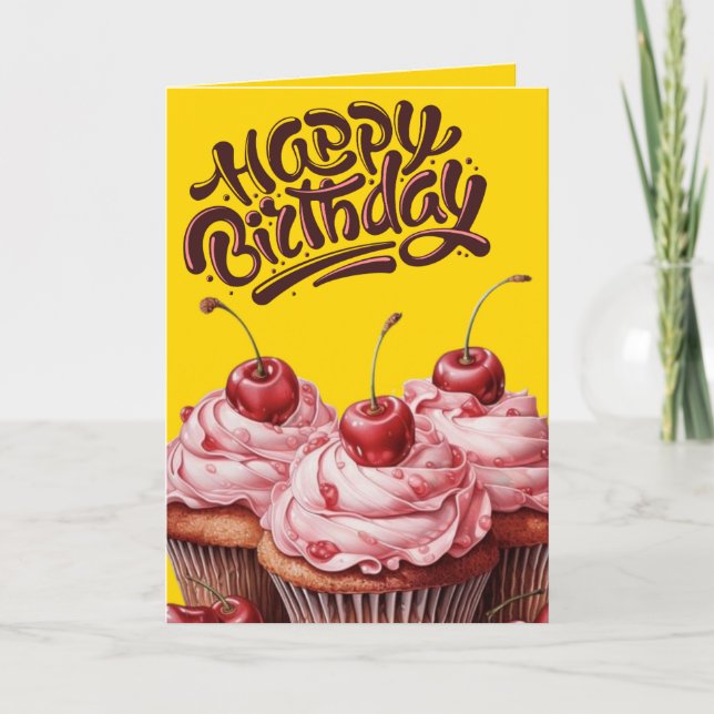 Födelsedag önskemål med färgsida för nära och kära kort (Framsida)