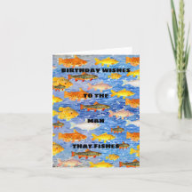 Födelsedag önskemål till mannen som fiskar! Födels