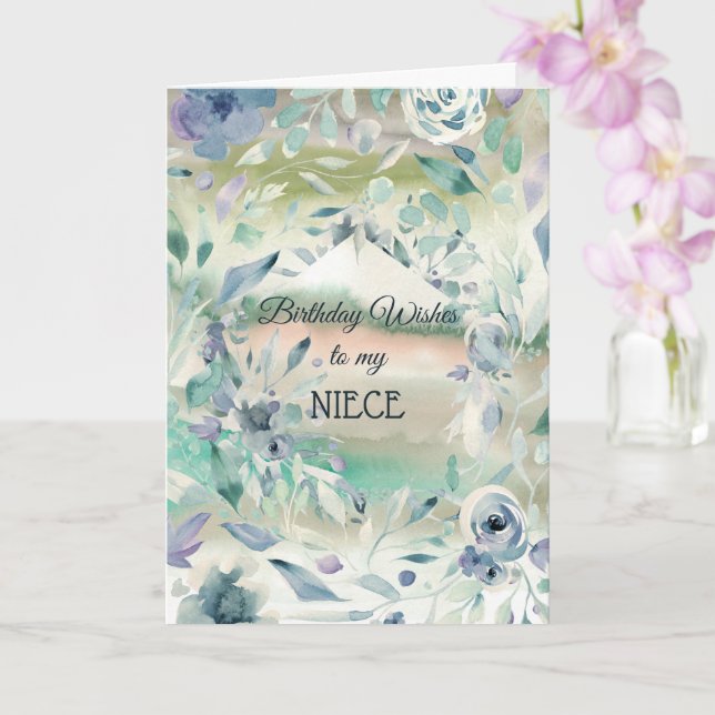 Födelsedag Önskemål till mitt systerkort Kort (Orkide)