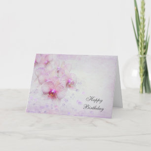 Födelsedag, Orchid och Pearls Kort