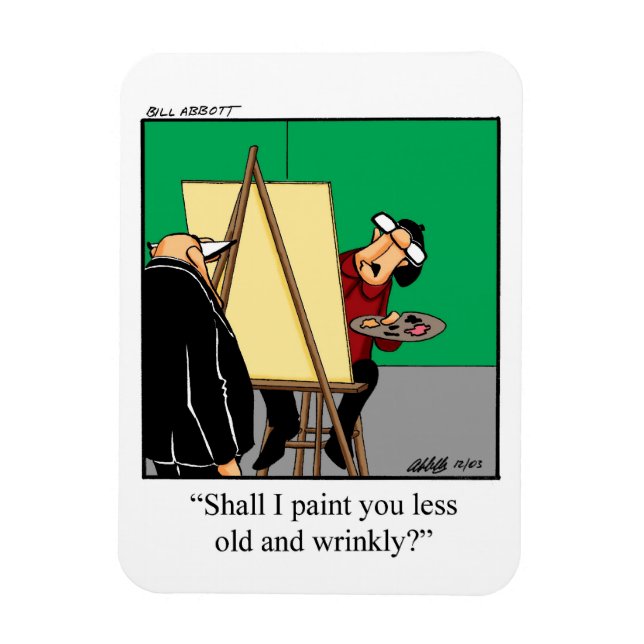 Födelsedag över magnetgåvan vid Backe Humor Magnet (Vertikal)