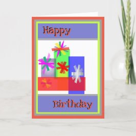 Födelsedag på helgen helgkort