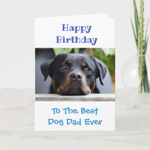 Födelsedag Pappa World's Best Aldrig Pet Photo Kort