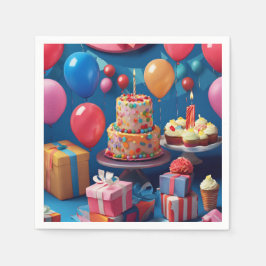 Födelsedag Pappersservett