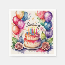 Födelsedag Pappersservett