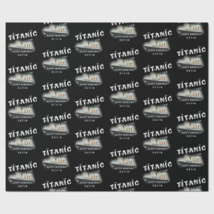 Födelsedag Personlig Namn Titanic Presentpapper