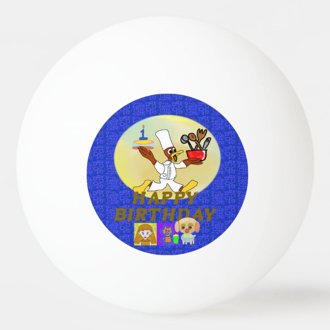 Födelsedag Pingisboll (Framsidan)