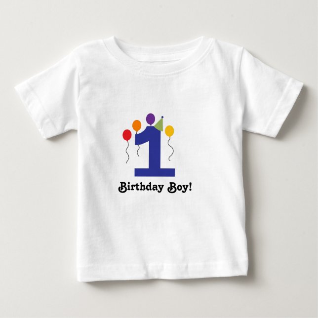 Födelsedag pojke! tee shirt (Framsida)