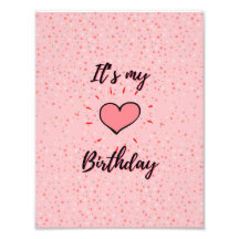 Födelsedag poster för barn