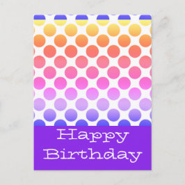 Födelsedag postkort vykort