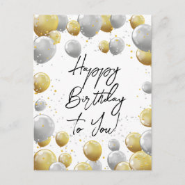 Födelsedag postkort vykort