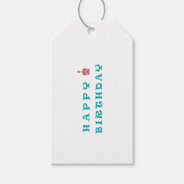 FÖDELSEDAG PRESENTETIKETT (Framsidan)