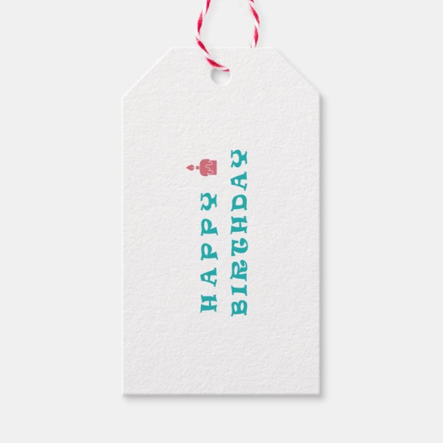 FÖDELSEDAG PRESENTETIKETT (Framsidan)