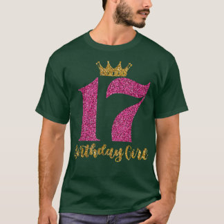 Födelsedag Princess 17 år gammal 17:e födelsedag G T Shirt