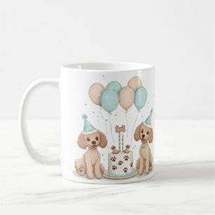 Födelsedag Pudel Hundar Kaffemugg
