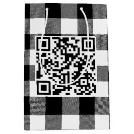 Födelsedag QR-kod på Buffalo PLaid