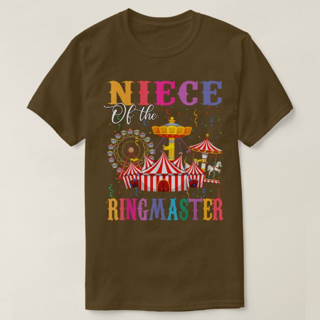 Födelsedag Ringmaster Boy Circus Birthd T Shirt (Design framsida)