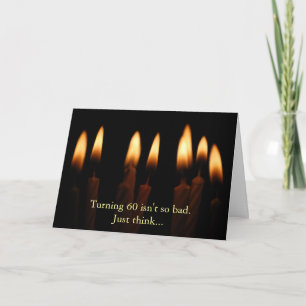Födelsedag-Roterande 60 är inte så dåligan. Precis Kort