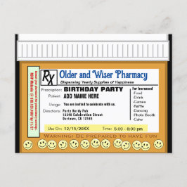 Födelsedag RX för Roligt Vykort