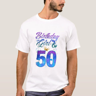 Födelsedag Sjöjungfru 50 år T Shirt