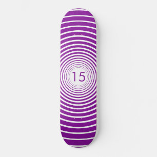Födelsedag Skateboard - Personlig - Välj Färg