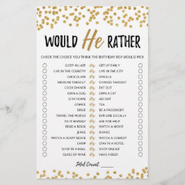 Födelsedag skulle han vara ett ganska redigerbart 