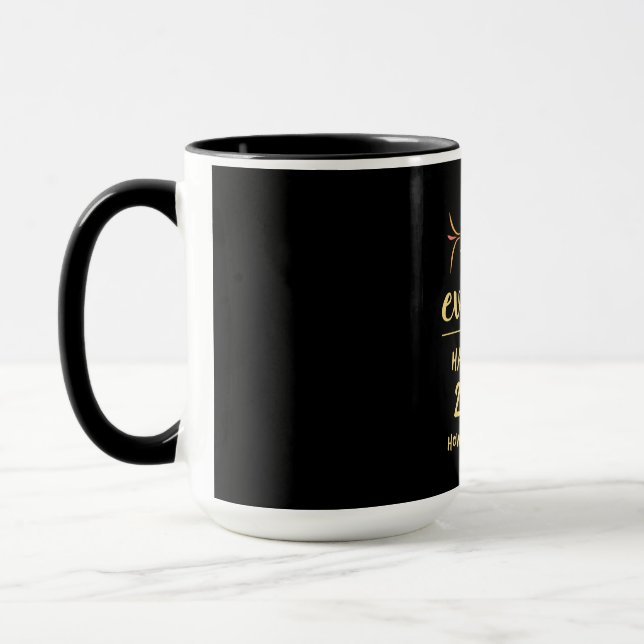 Födelsedag som alla har samma 24 timmar mugg (Vänster)