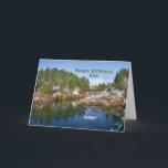 Födelsedag Son, berg sjö, svan, kort<br><div class="desc">En bergsjö med en svan är inställningen för detta färgrika födelsedaghälsningkort. Känselförnimmelsen frigör för att ändra den inre versen för att passa dina behov.</div>
