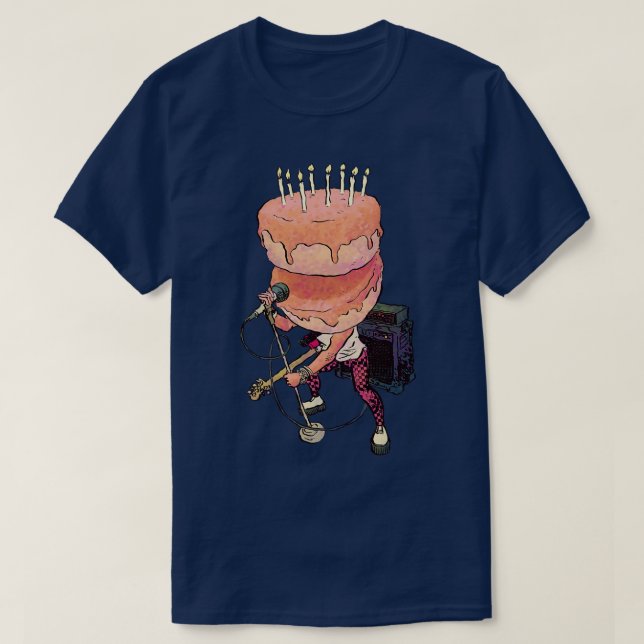 Födelsedag Sten T Shirt (Design framsida)