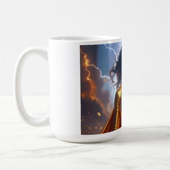 Födelsedag - Superhjälten Grattis på födelsedagen  Kaffemugg (Vänster)