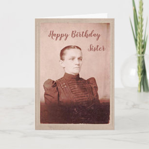Födelsedag Syster Hoppas att du är lyckligare än h Kort