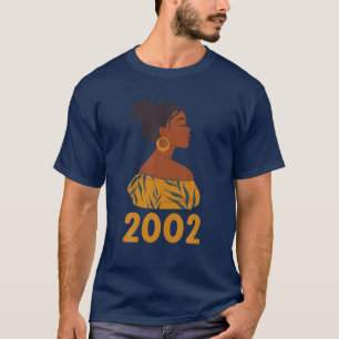 Födelsedag T S., född 2002, 20 år gamla svarta kvi Shirt