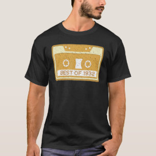 Födelsedag t-skirt, bästa år 1932, 90:e Firande-vi T Shirt