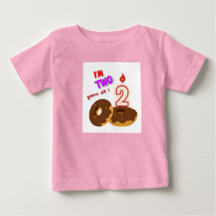 Födelsedag T-skjorta i två år T Shirt