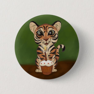 Födelsedag Tiger Knapp