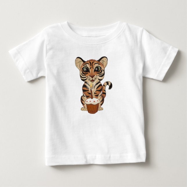 Födelsedag Tiger Tee (Framsida)