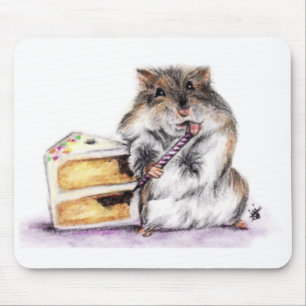 Födelsedag Time (hamsteren) Mousepad Musmatta