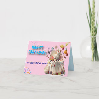 Födelsedag Toast Tack Kort