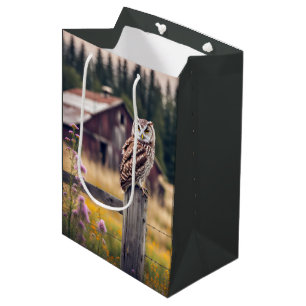 Födelsedag Uggla efter stängslet