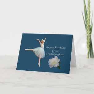 Födelsedag, Underbar mordotter, Ballerina på Blue Kort