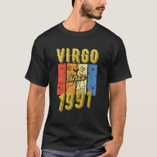 Födelsedag Våg 1991 Zodiac-tecken T Shirt